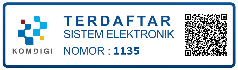 Terdaftar Sistem Elektronik Komdigi nomor 1135